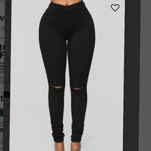 Fashion Nova Canopy black jeans